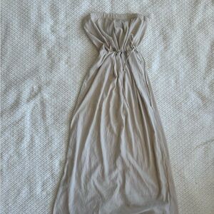 GAP Strapless Beige Dress